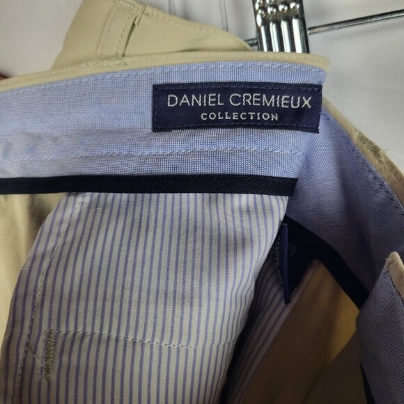Daniel Cremieux Nantes Pants Men's 36x29 Tan Silk Maison De Campagne NWT - Picture 7 of 8